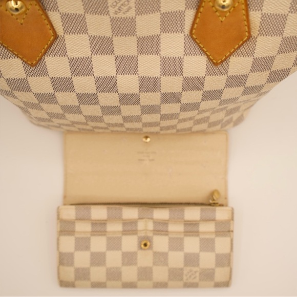 Louis Vuitton Bundle Damier Azur Saleya and Damier Azur Sarah Wallet GUC - Picture 8 of 13